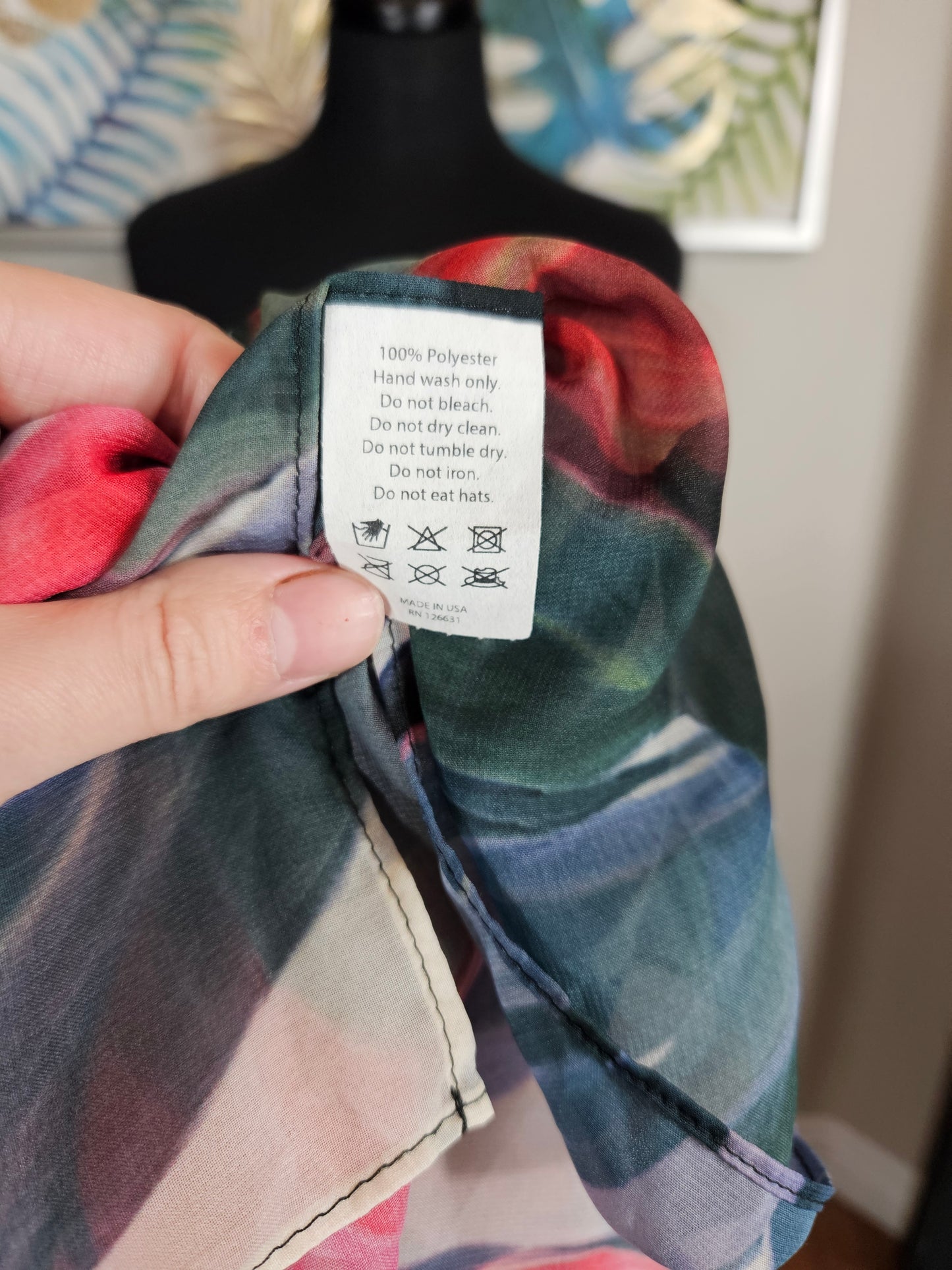 Flower Printed Hijab