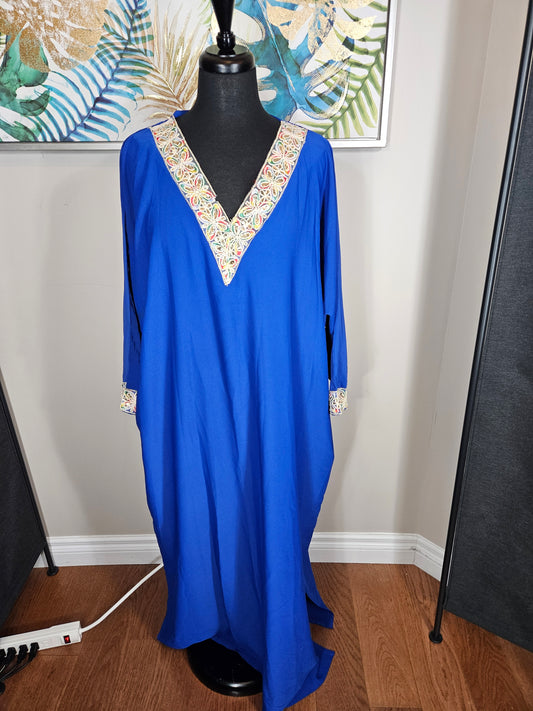 Royal Blue Abaya