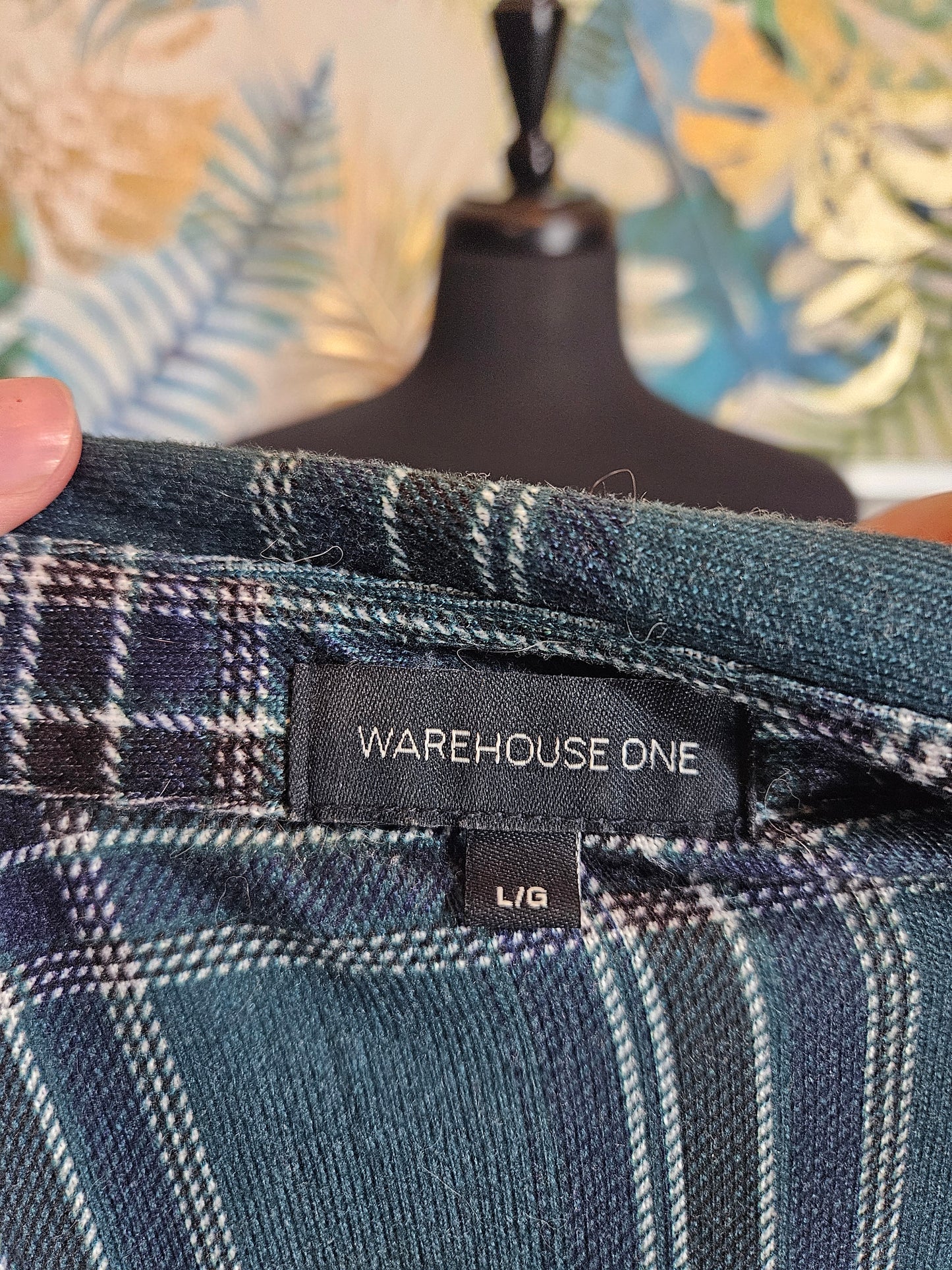 Plaid Blouse - Size L