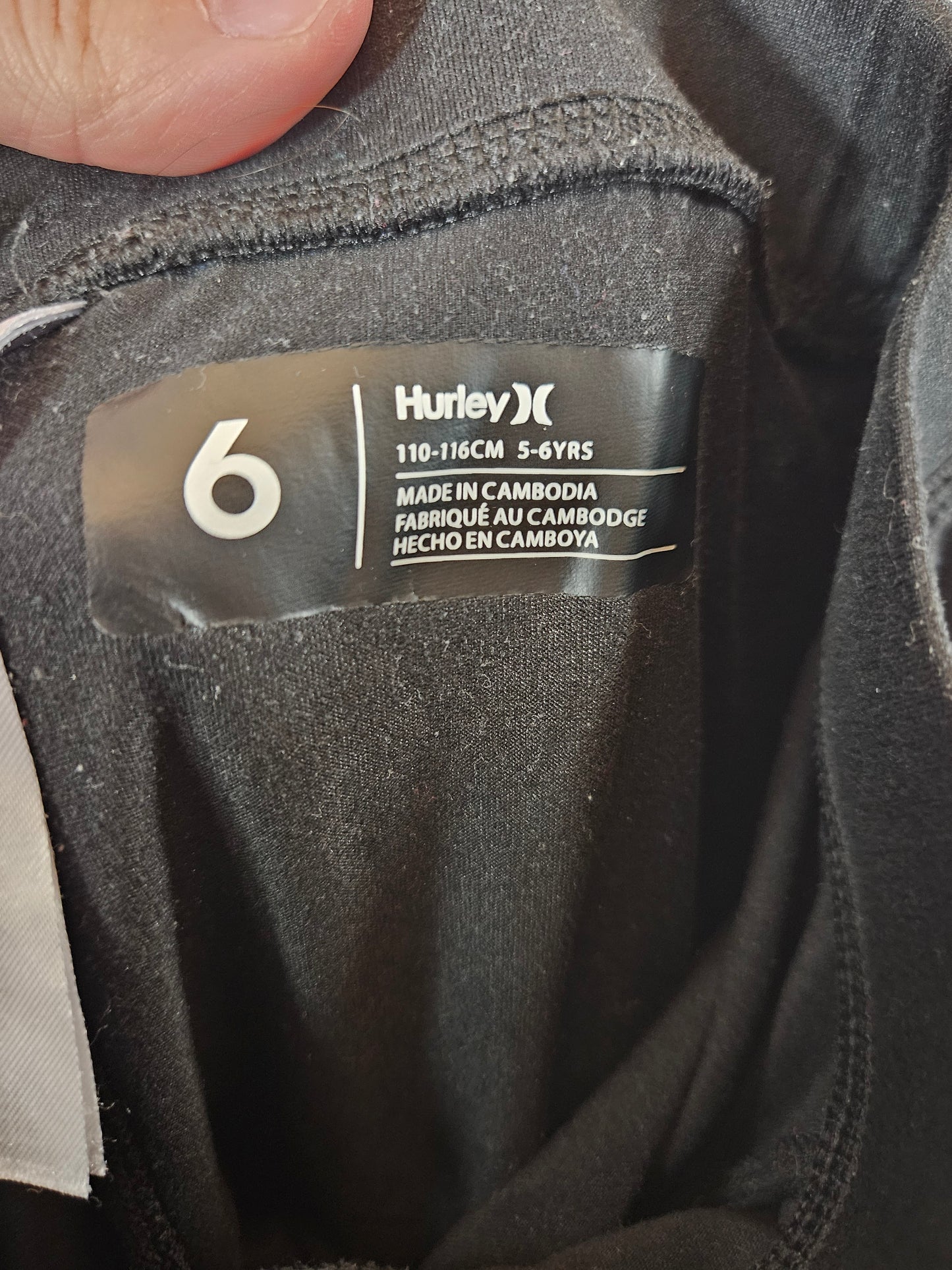 Hurley Girls Pants - Size 6