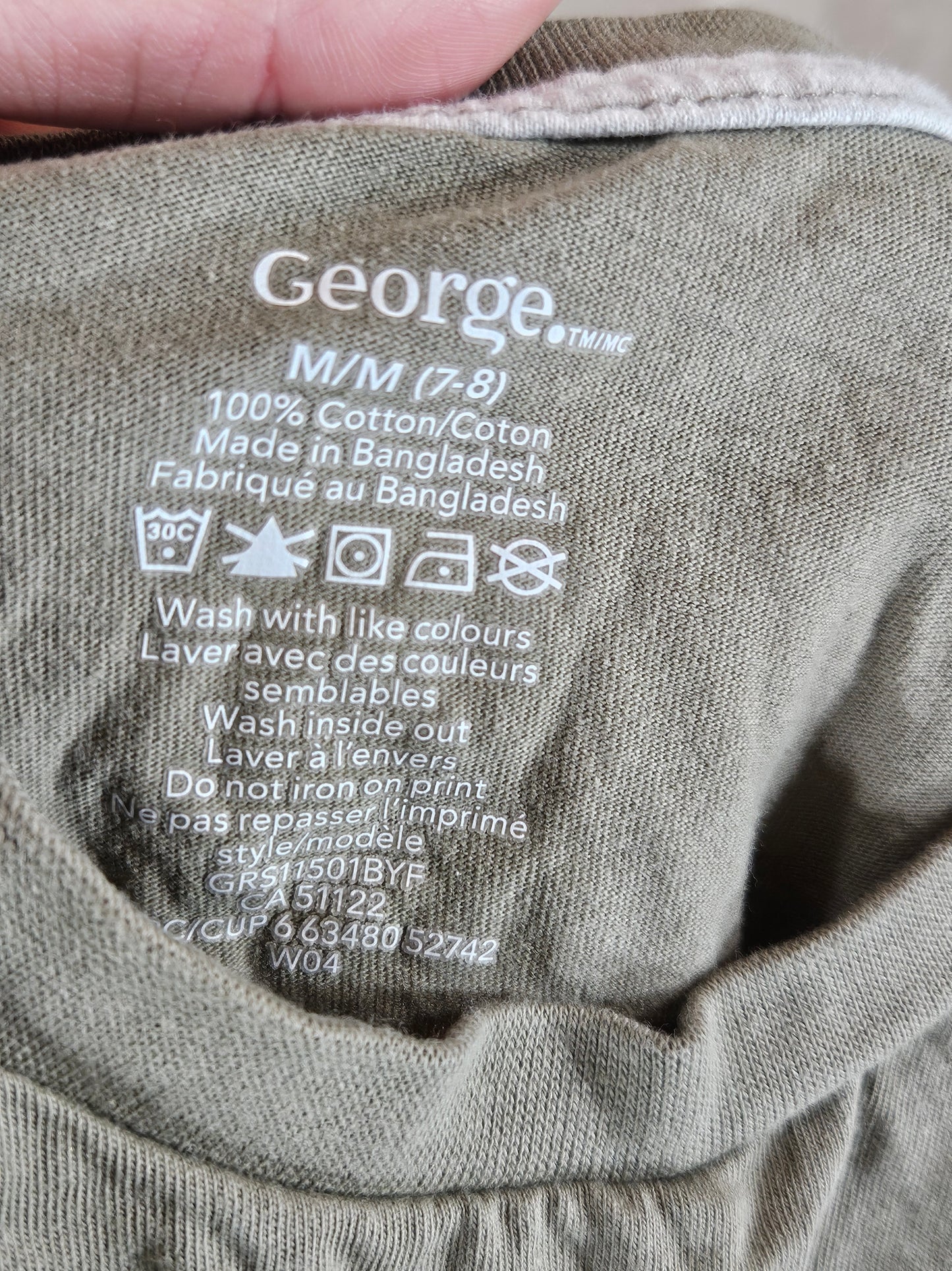 George Camo Shirt - Size 7/8