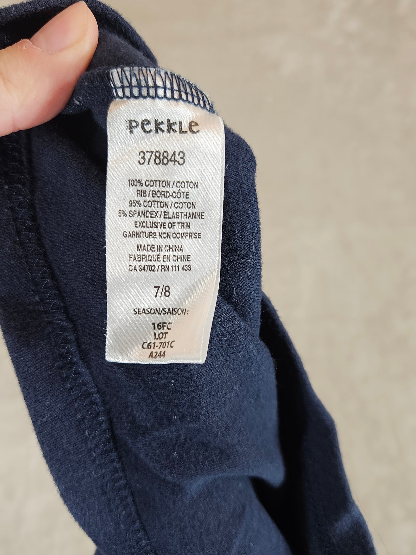 Pekkle Boy's PJ Set- Size 7/8