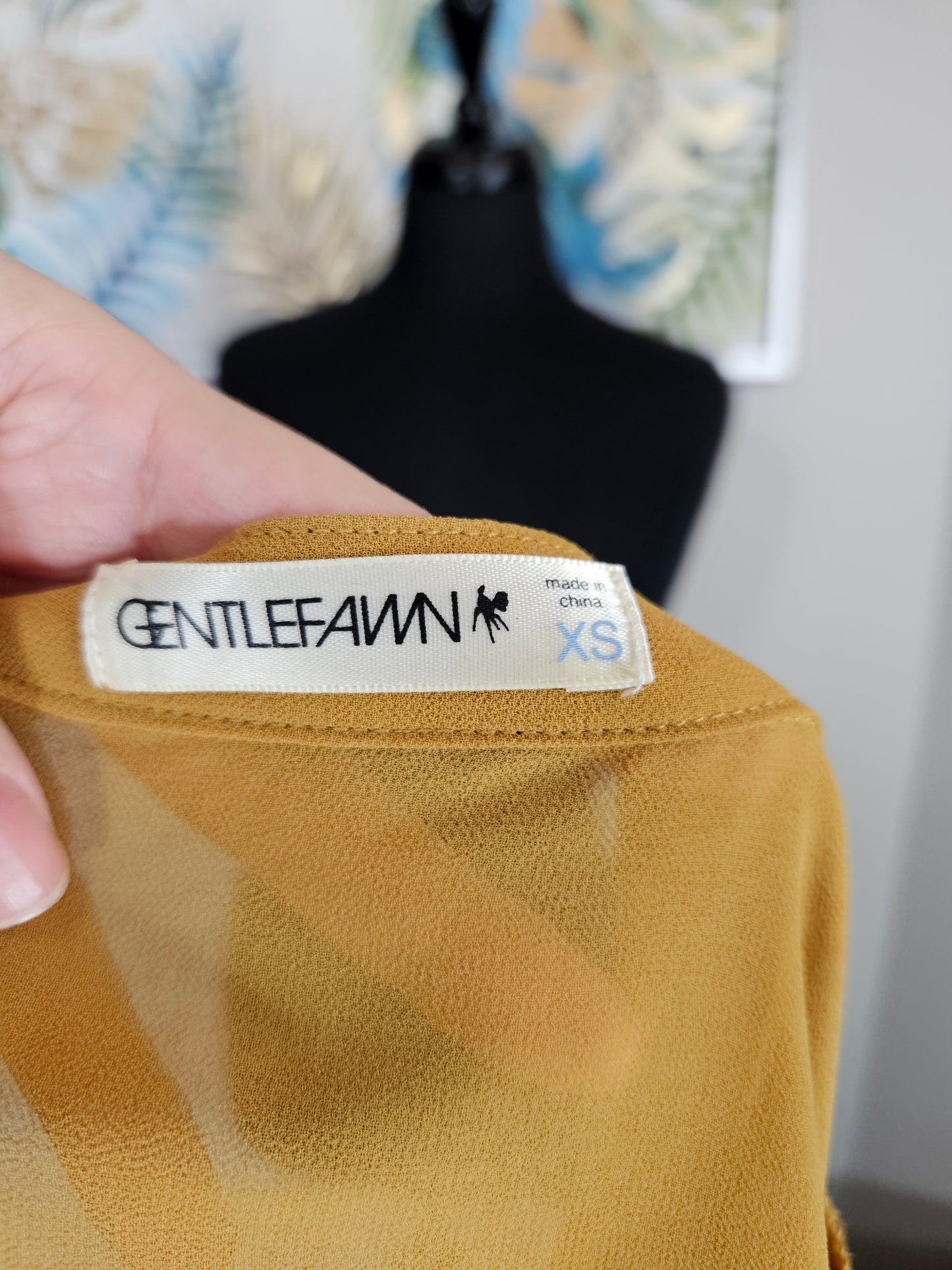 Gentle Fawn Blouse - Size XS