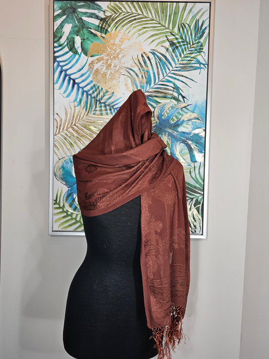 Brown Hijab - Short