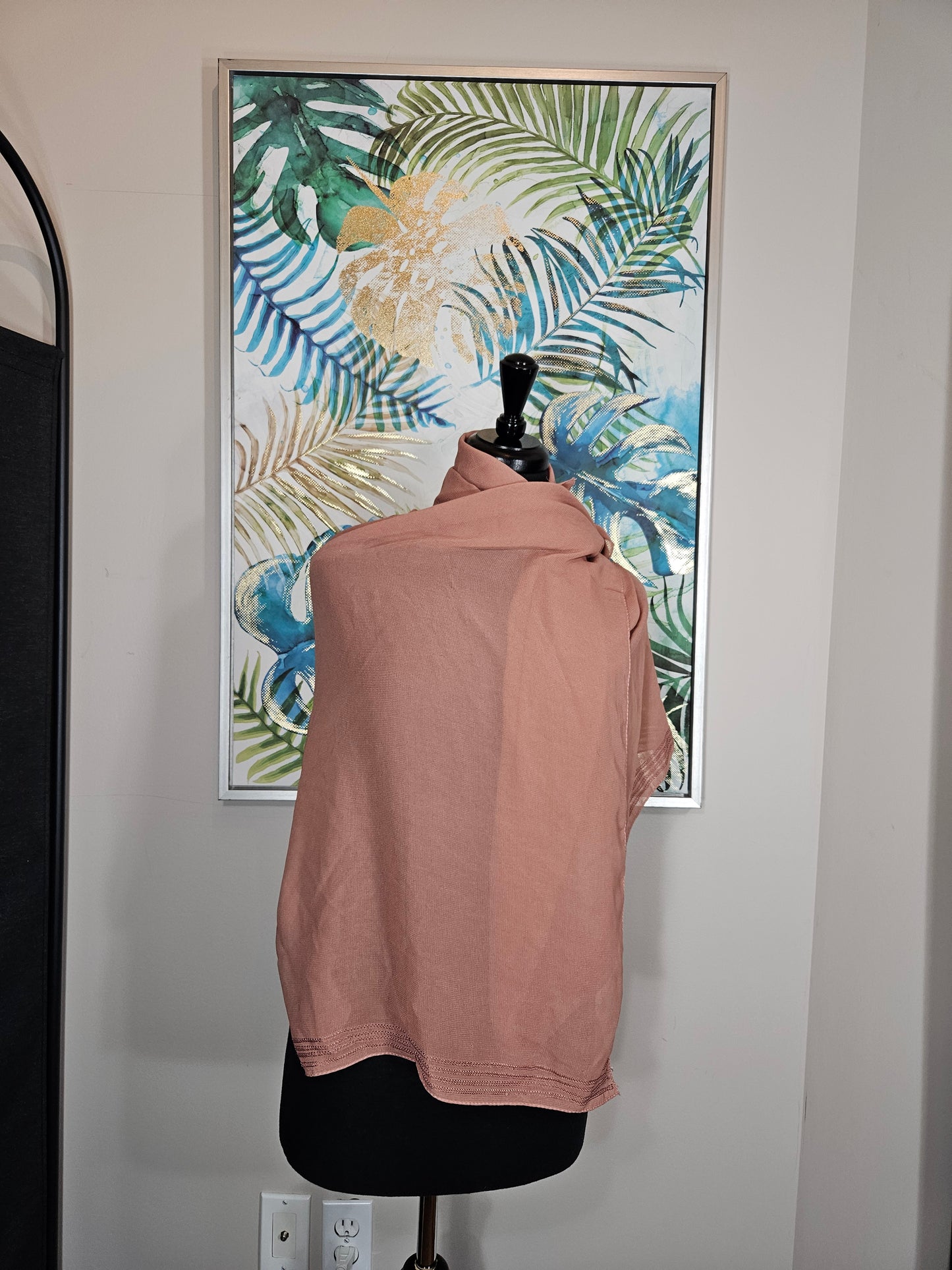 Mauve Pink Hijab - Short Square