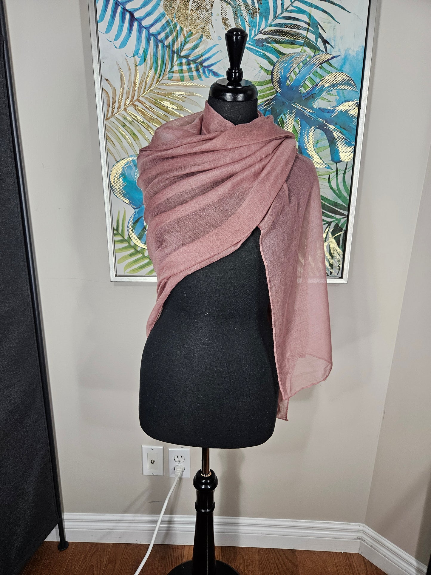 Dusty Rose Hijab - Extra Long
