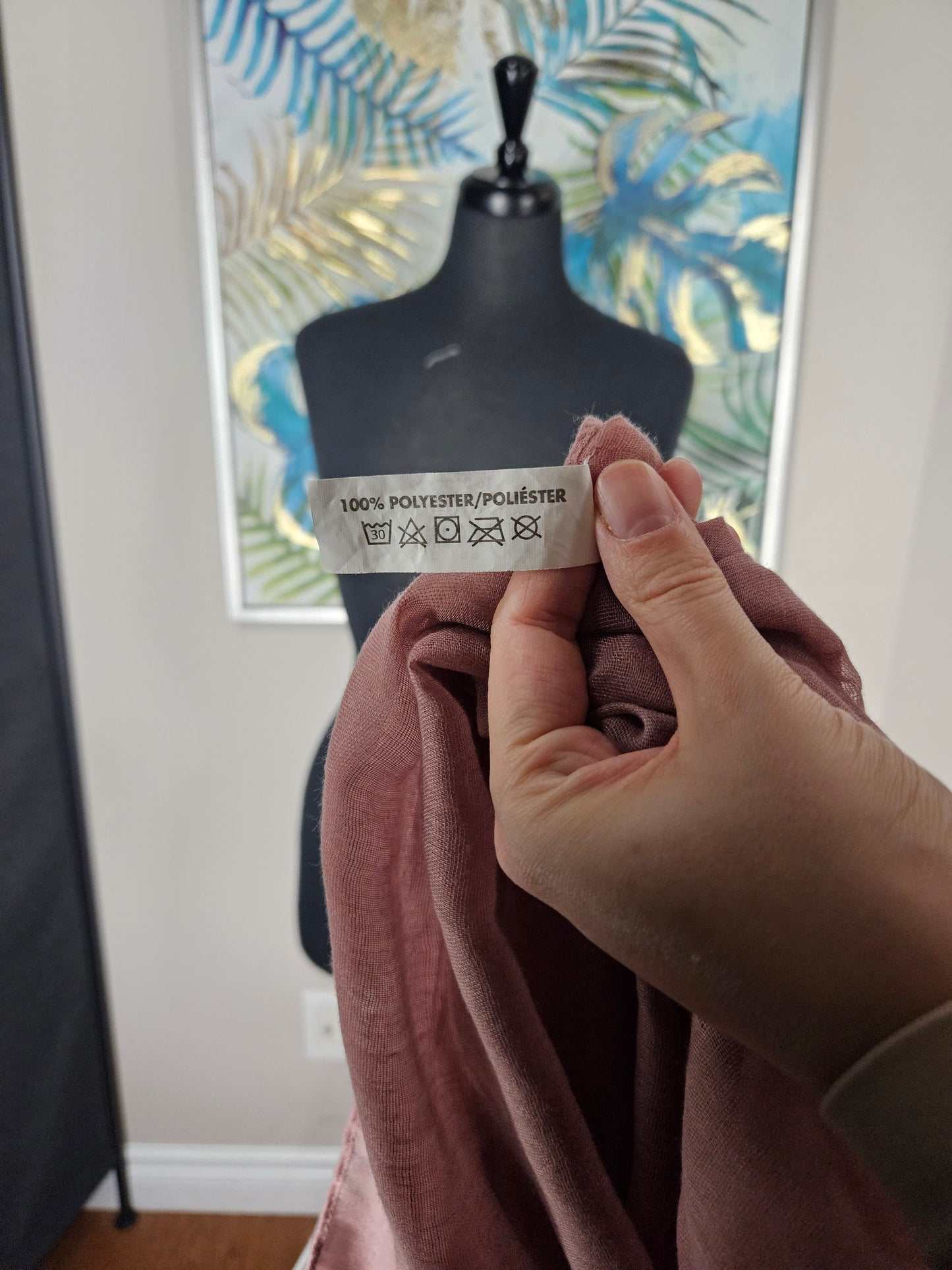 Dusty Rose Hijab - Extra Long