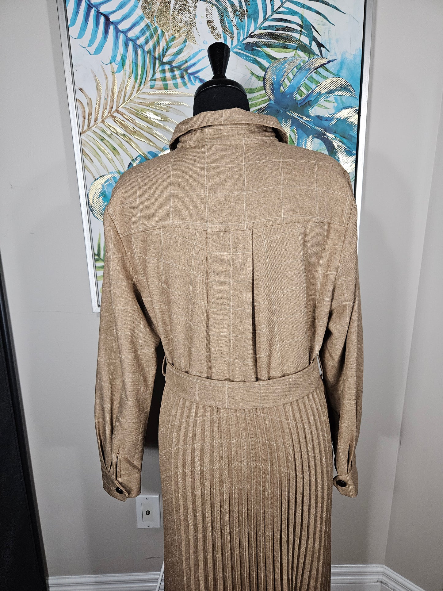 Next Pleated Maxi Dress - Size 12