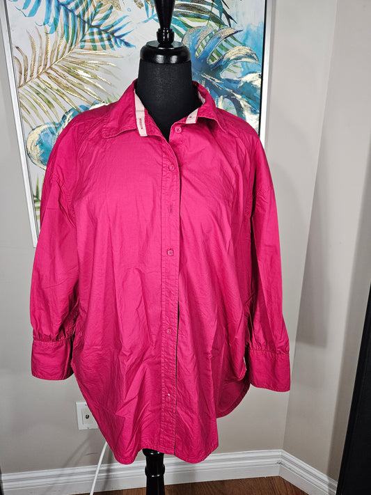Next Hot Pink Blouse - Size 8