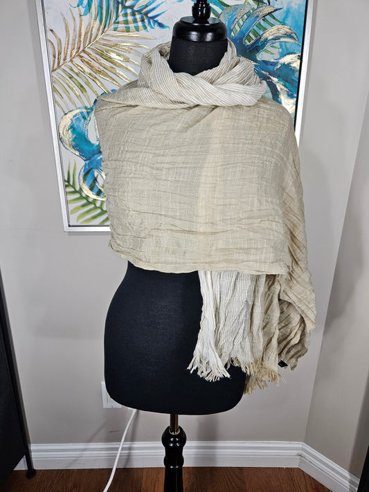 Yellow Crinkle Hijab