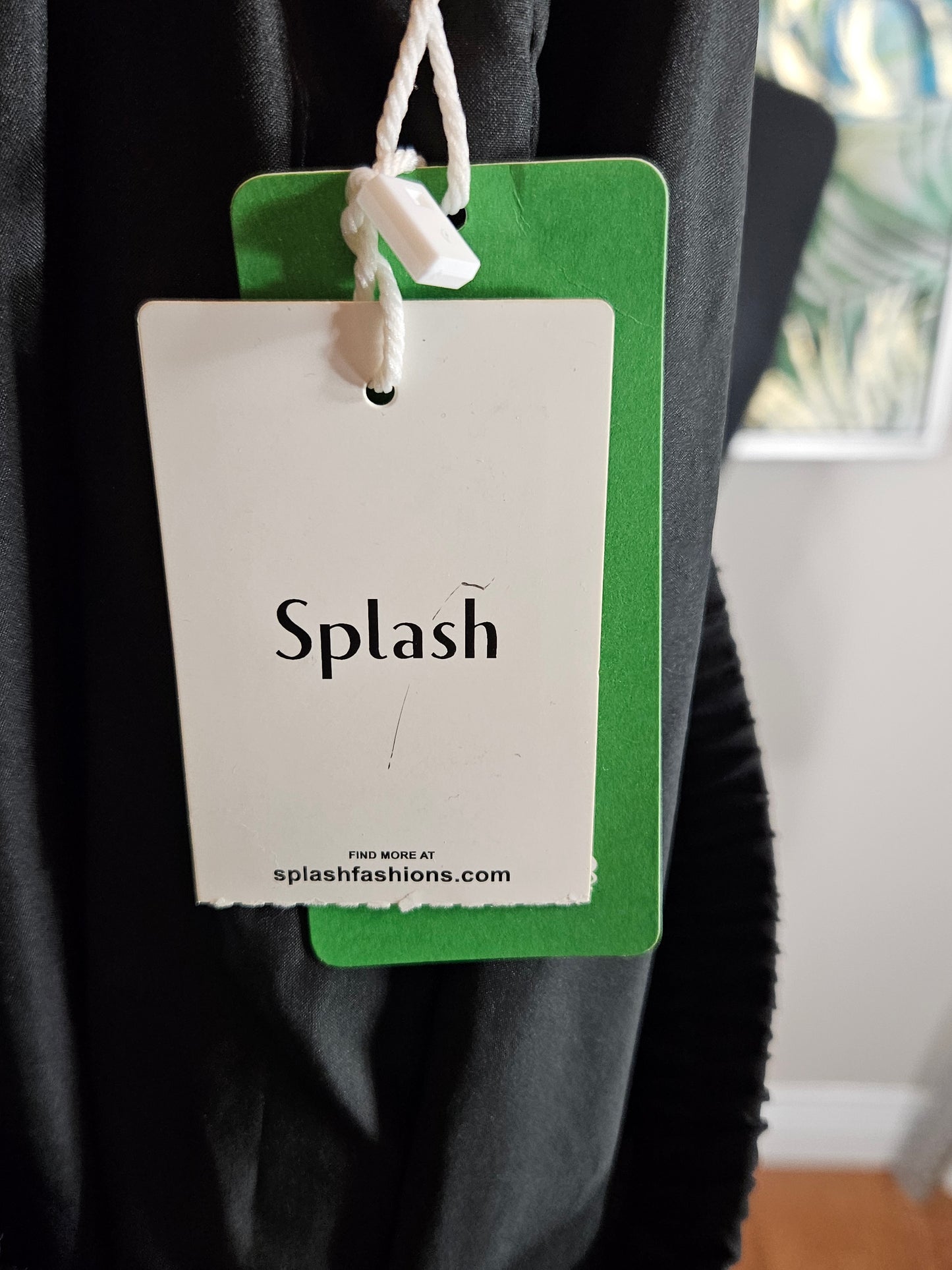 Black Pleated Maxi Skirt - Size 16