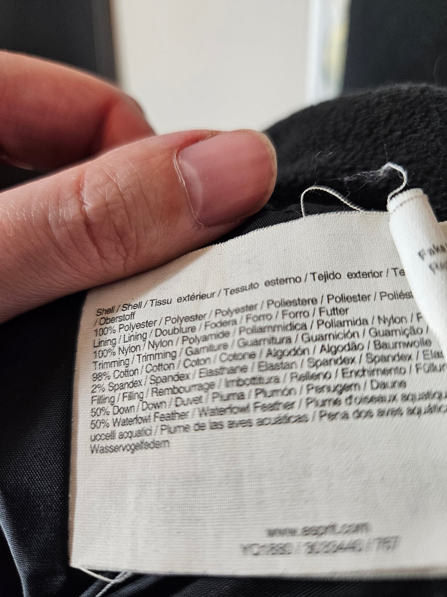 Espirit Black Puffer Coat – Size 0 (US)