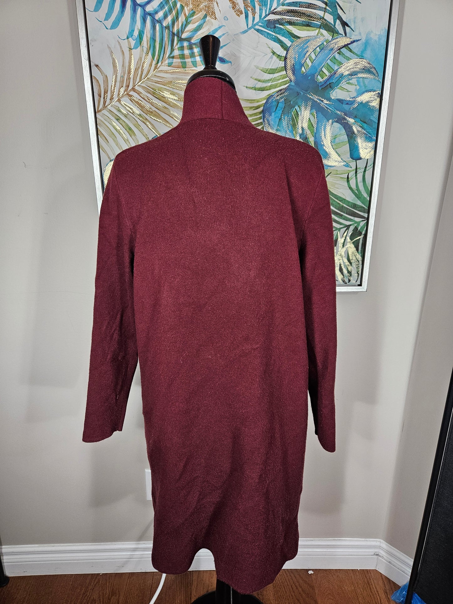Afflatus Hijab Maroon Cardigan - Size M