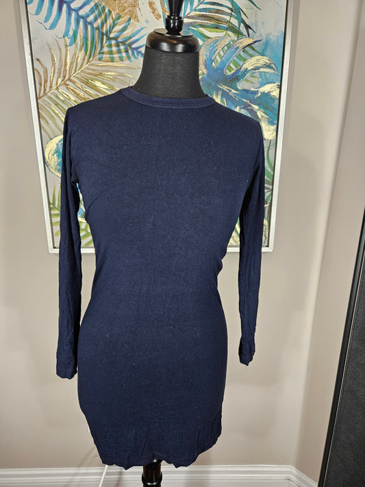 Miss Pinky Navy Blue Long Sleeve - Size Small