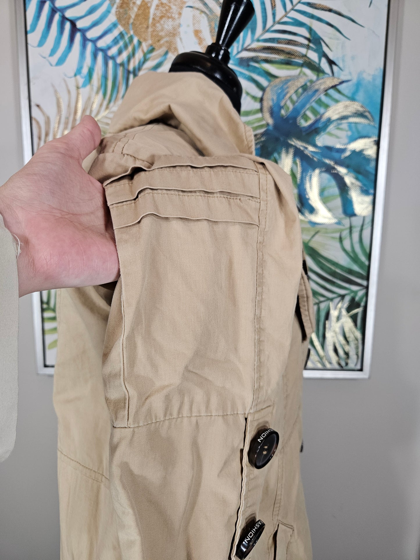 Beige Trench Coat - Size 50