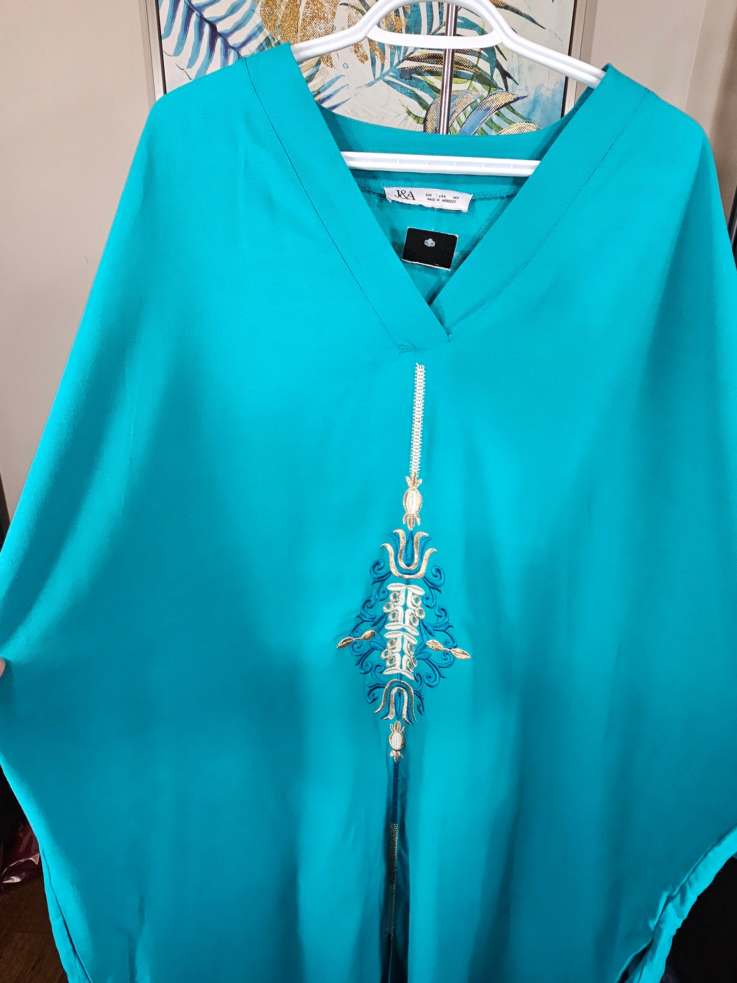 Turquoise Abaya - Size L/XL