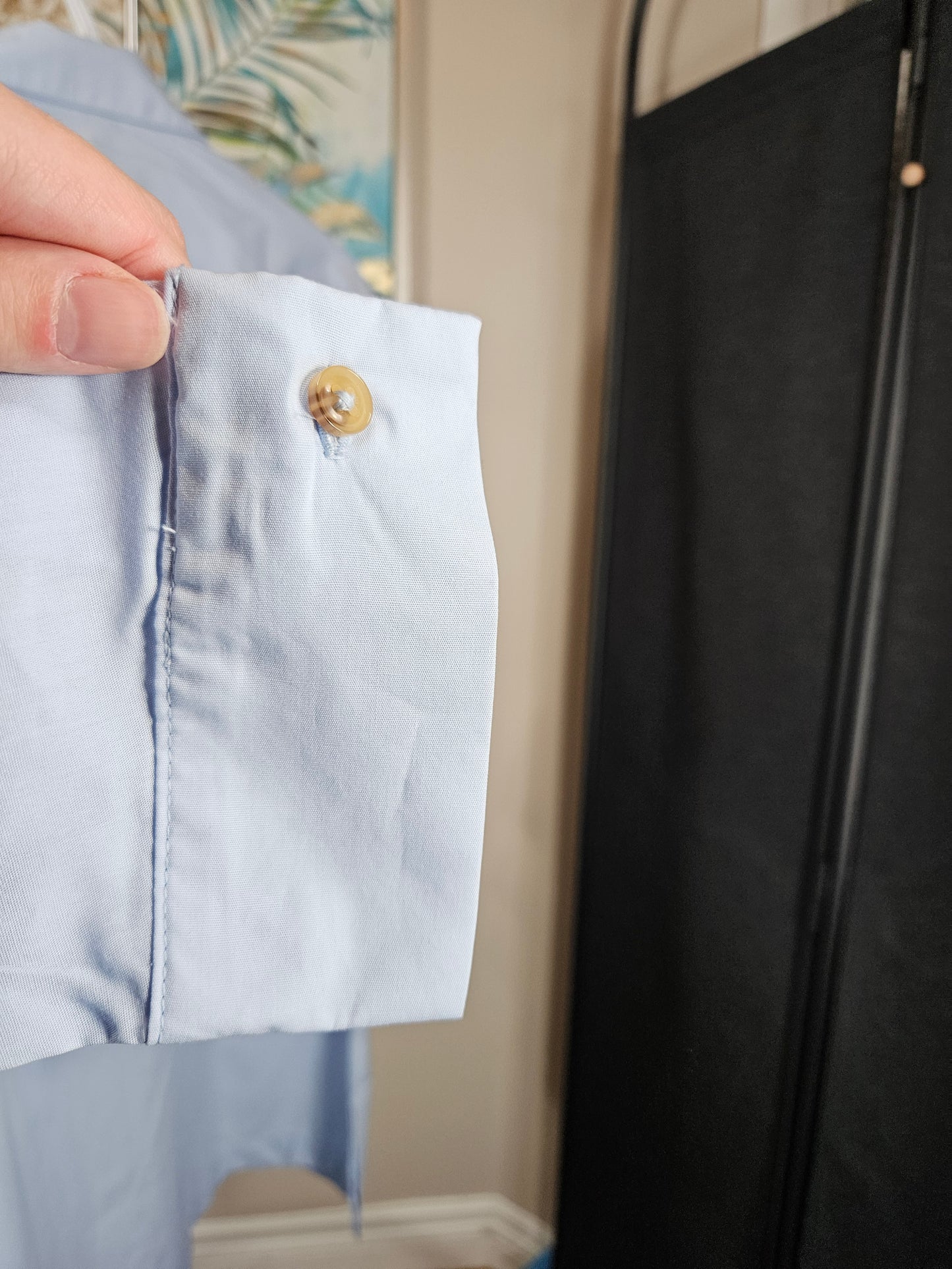 Baby Blue Cotton Tunic - Size 16