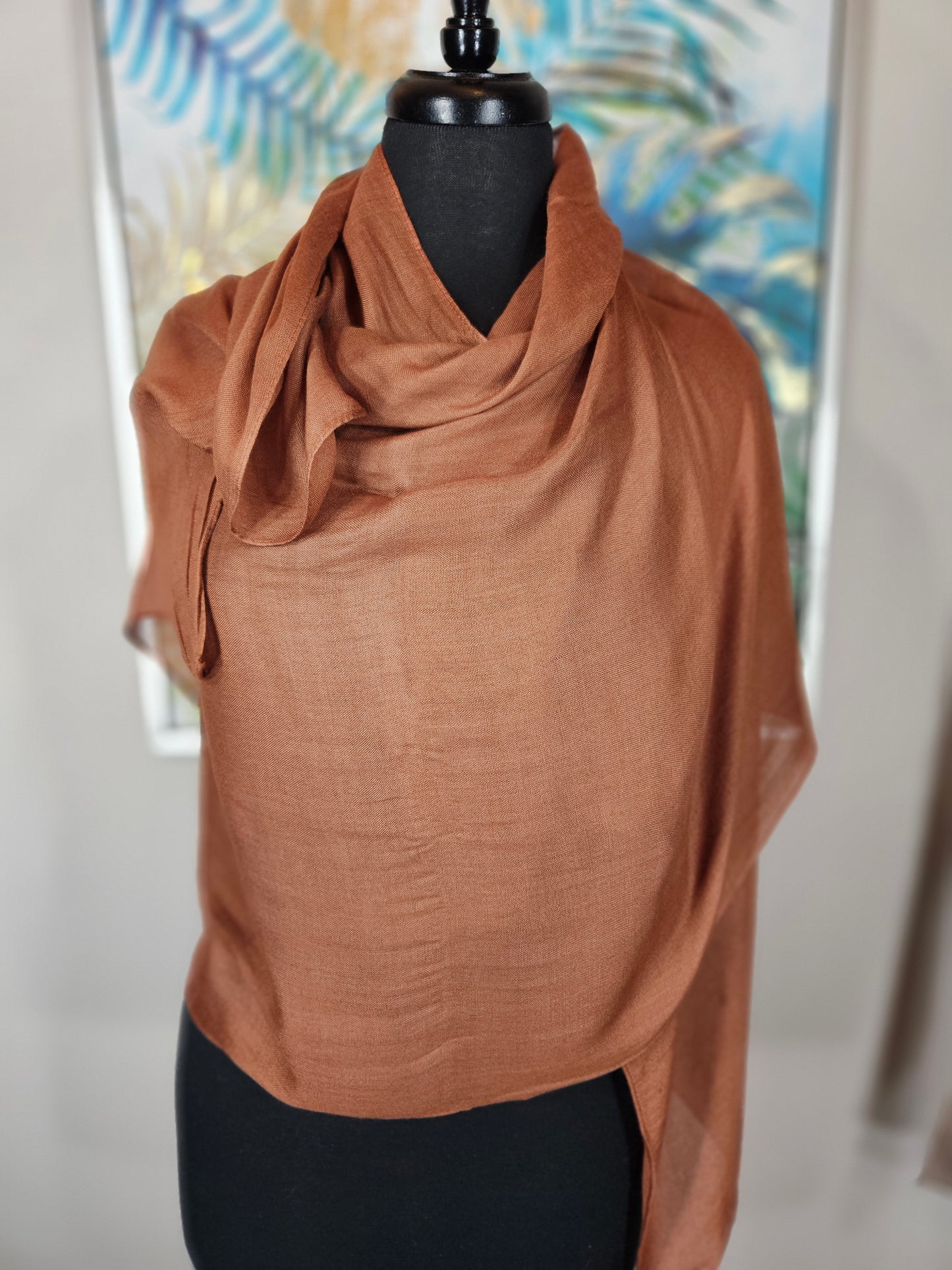Rusty Brown Modal Hijab