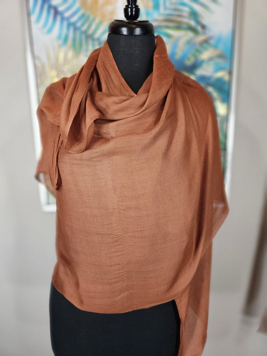 Rusty Brown Modal Hijab