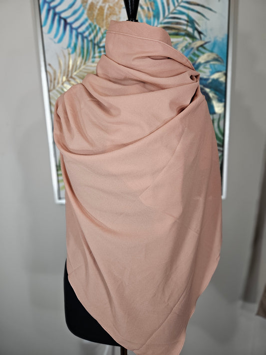 Pink Square Hijab