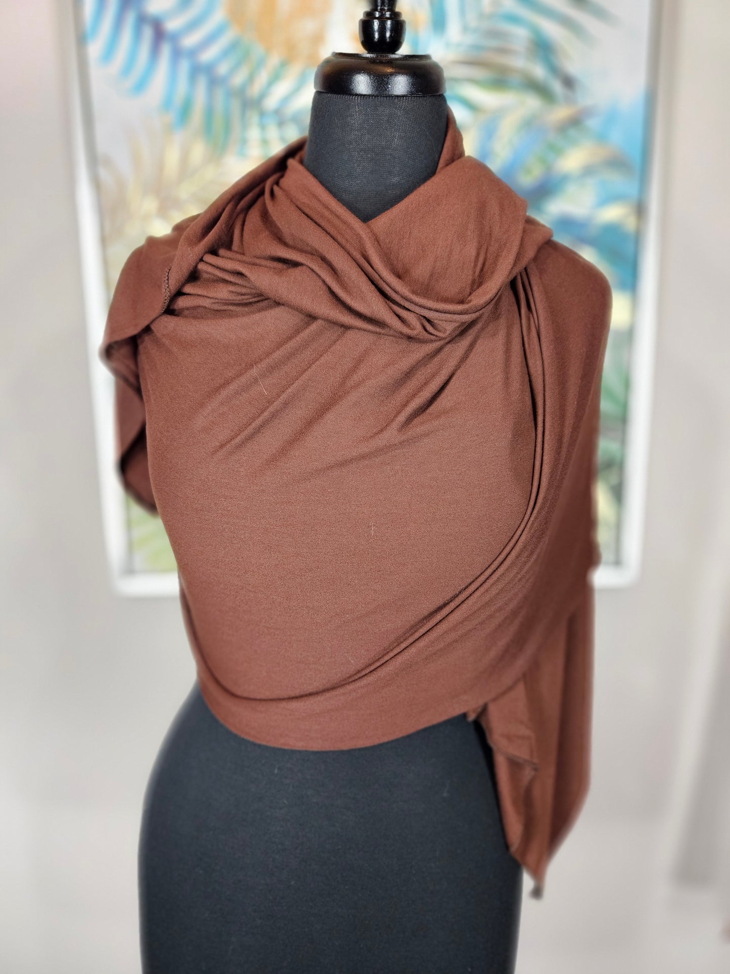 Brown Jersey Hijab