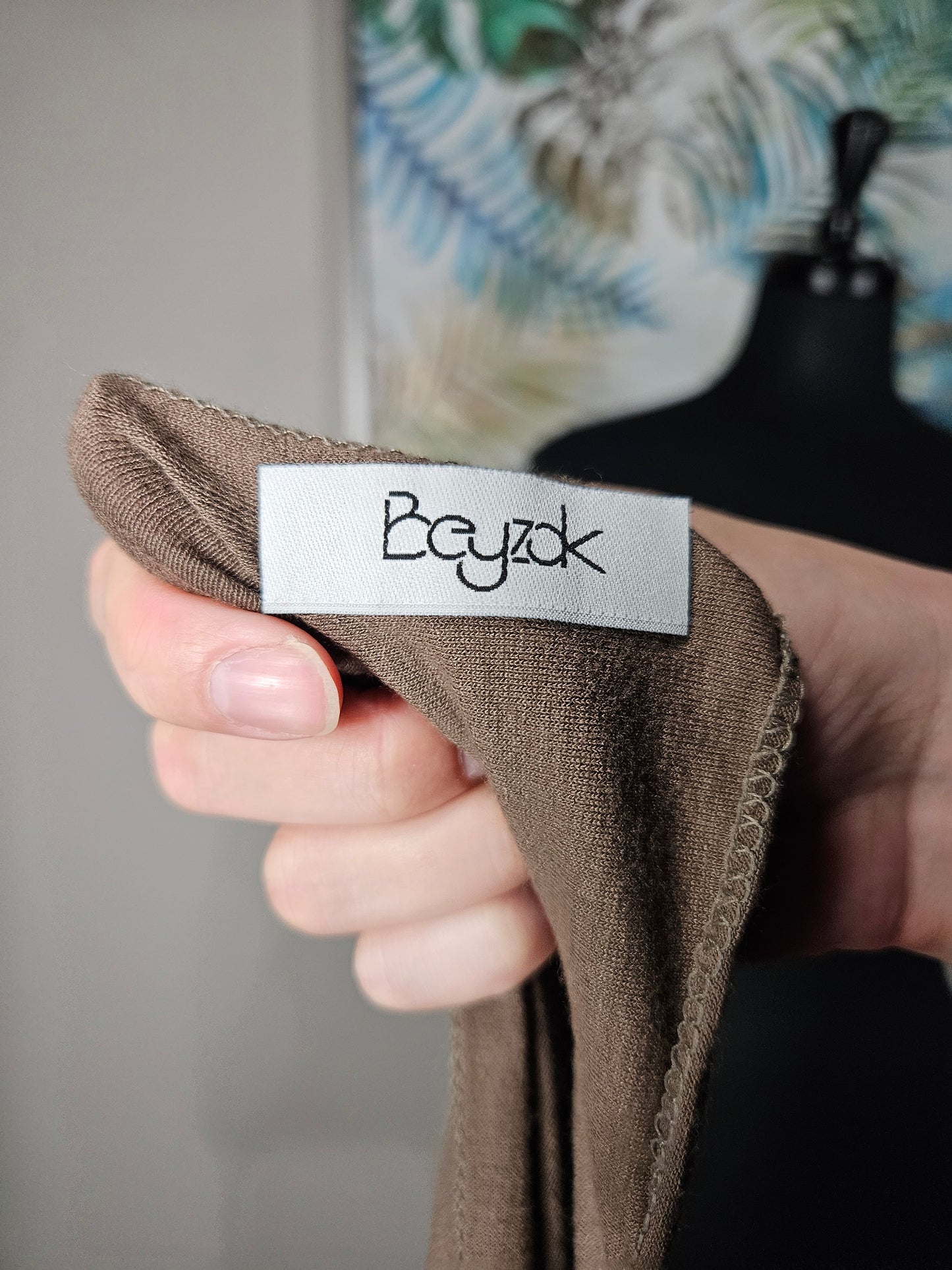 Brown Jersey Hijab - Made in Turkey