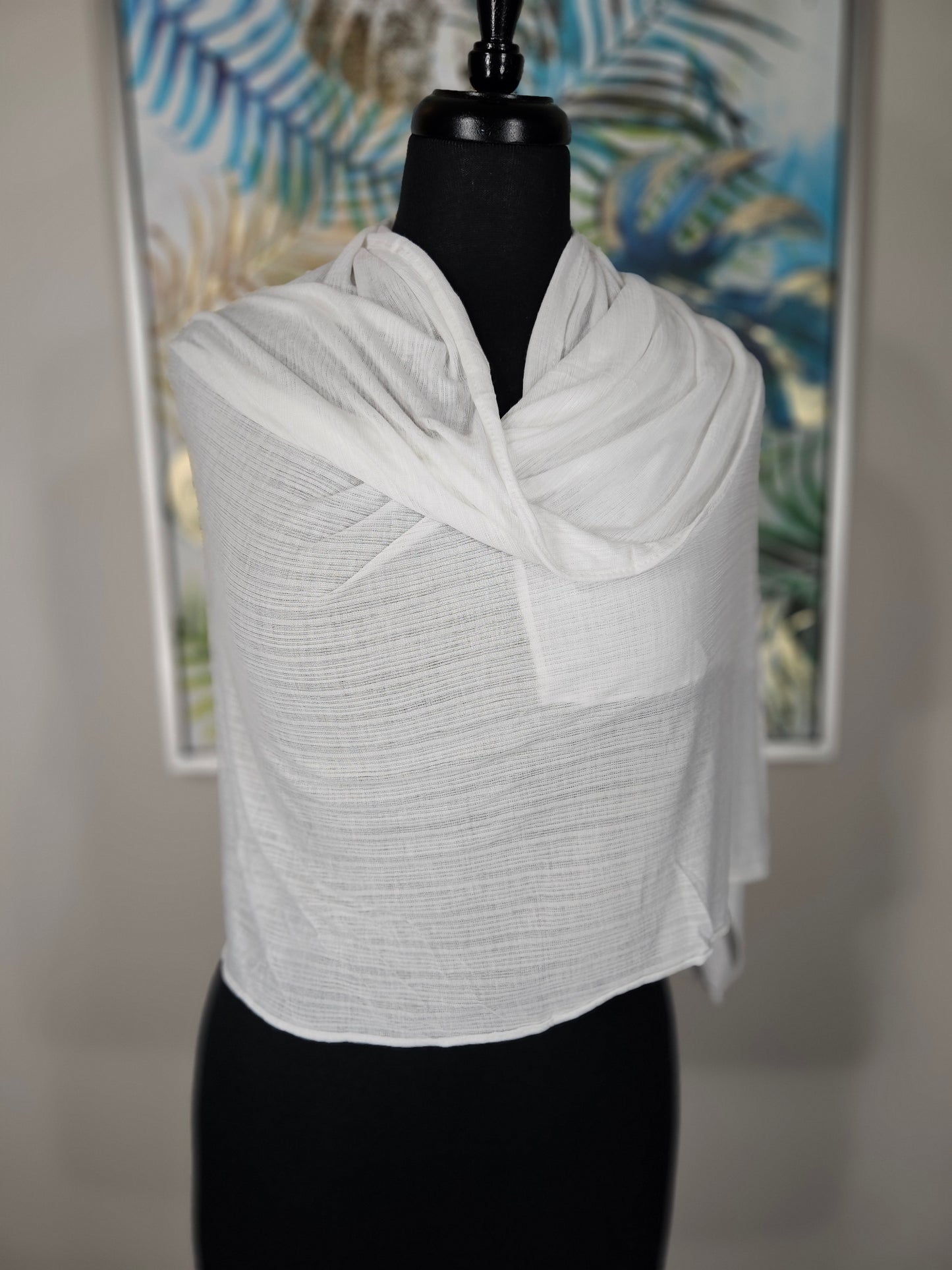 White Hijab - Made in Kuwait