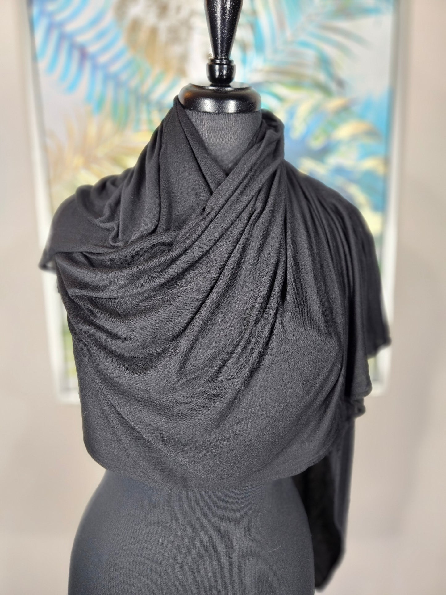 Black Jersey Hijab