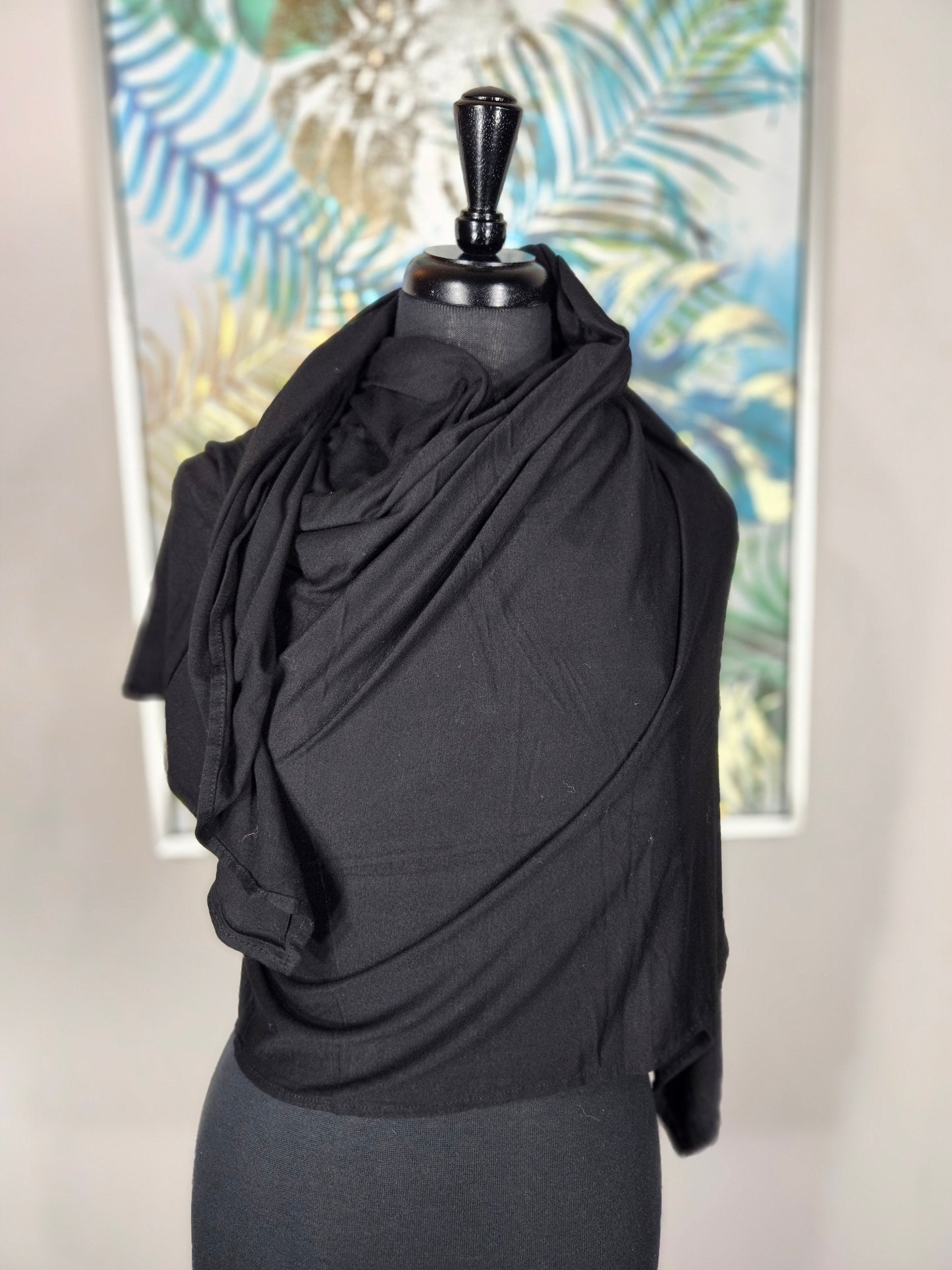 Black Jersey Hijab