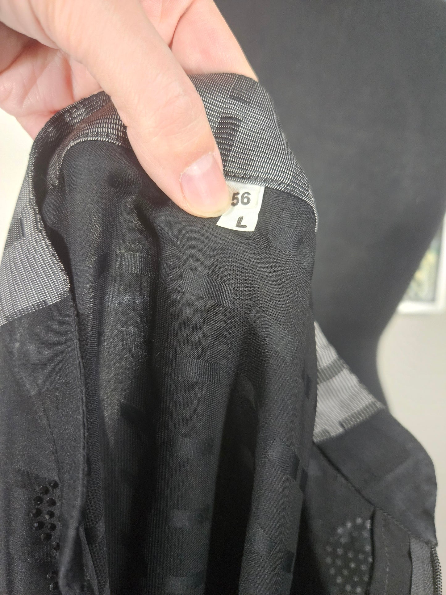 Black & Grey Abaya - Size 56