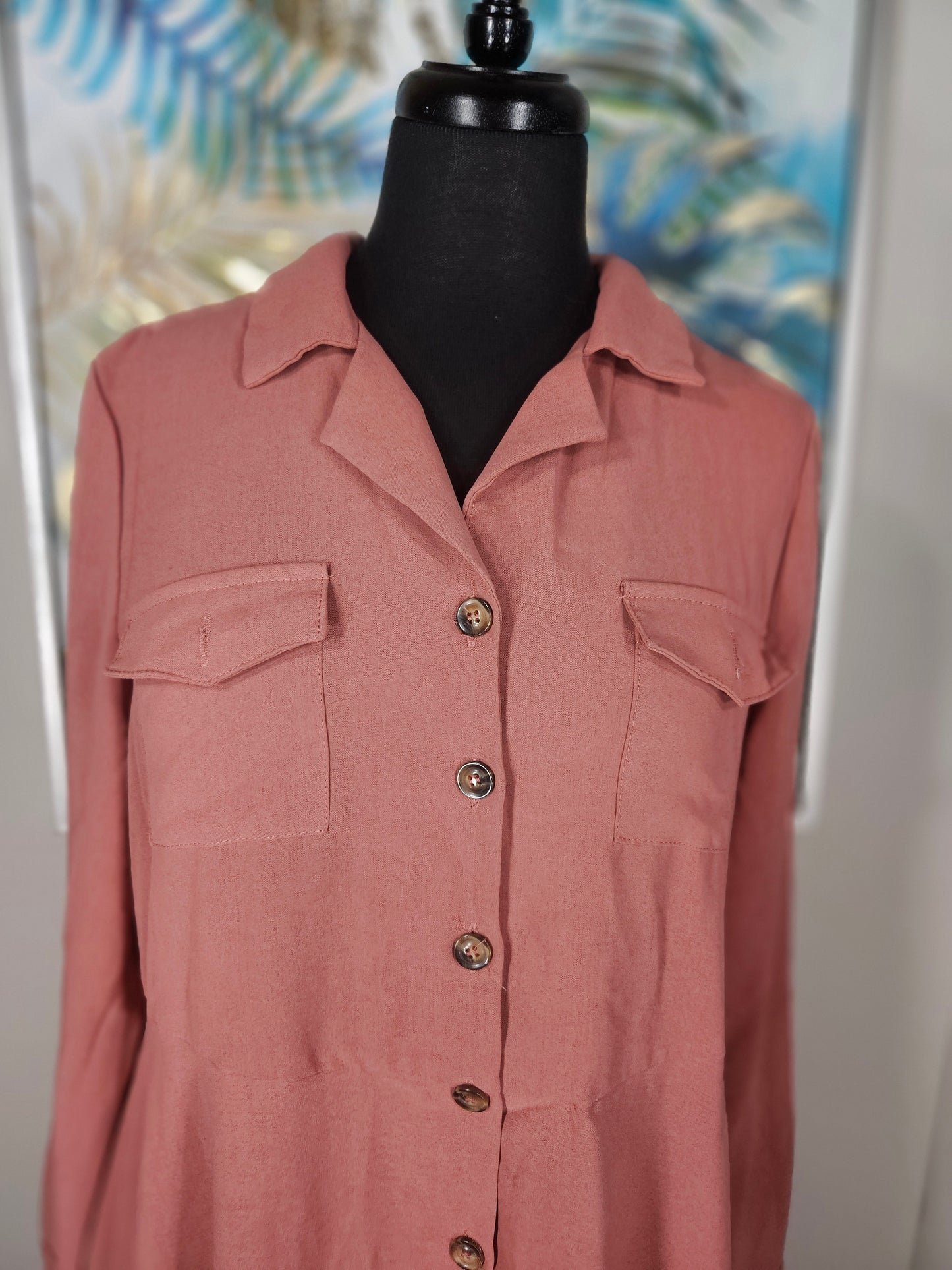 Pink Shein Dress - Size M