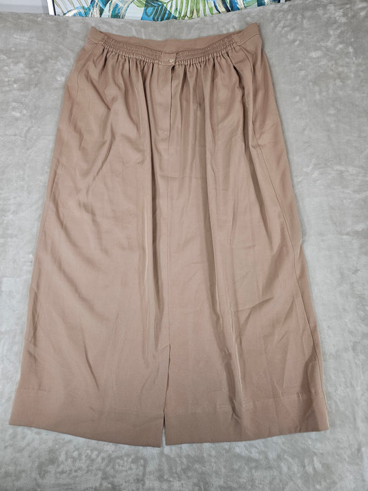 Kuwaiti Beige Maxi Skirt - Size 4
