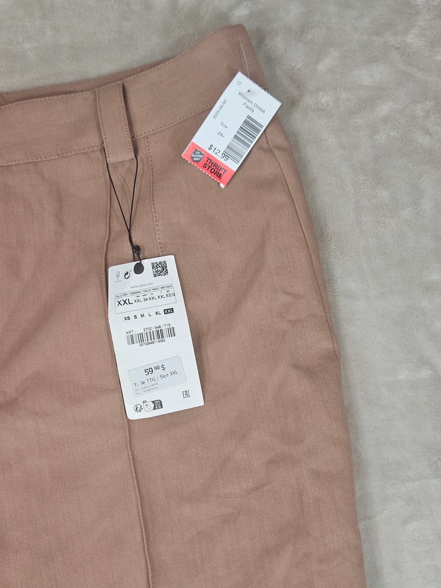 Zara Wide Leg Pants - Size XXL