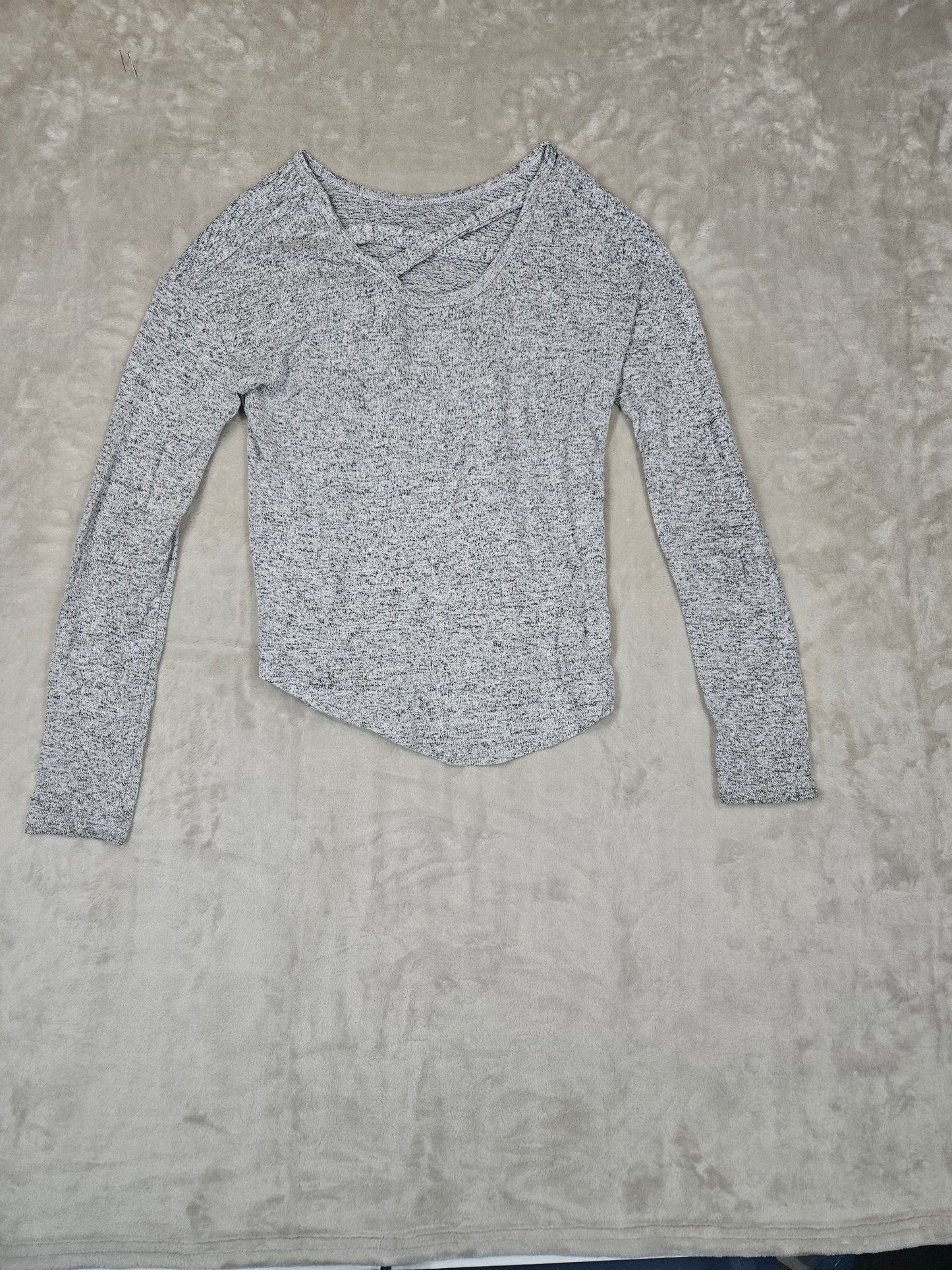 Grey Long Sleeve Top - Size 14/16