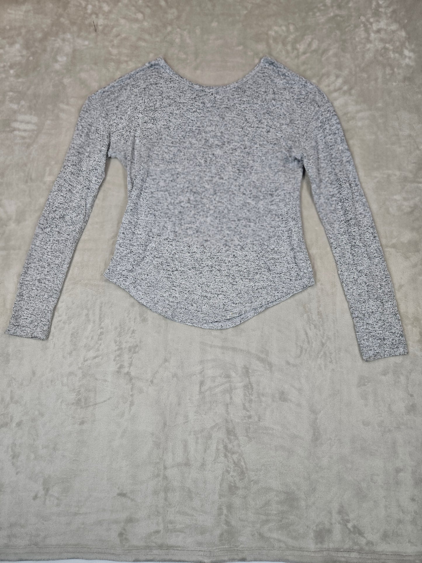 Grey Long Sleeve Top - Size 14/16