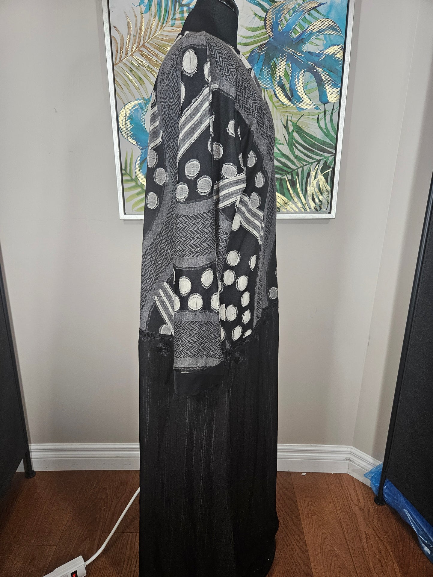 Polka Dot Abaya Size 54