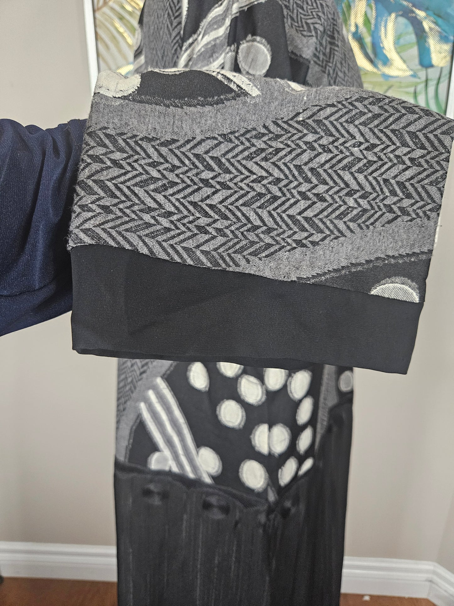 Polka Dot Abaya Size 54