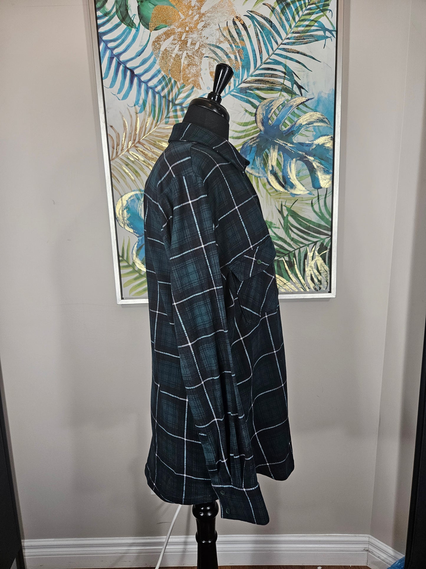 George Plaid Blouse - Size XL