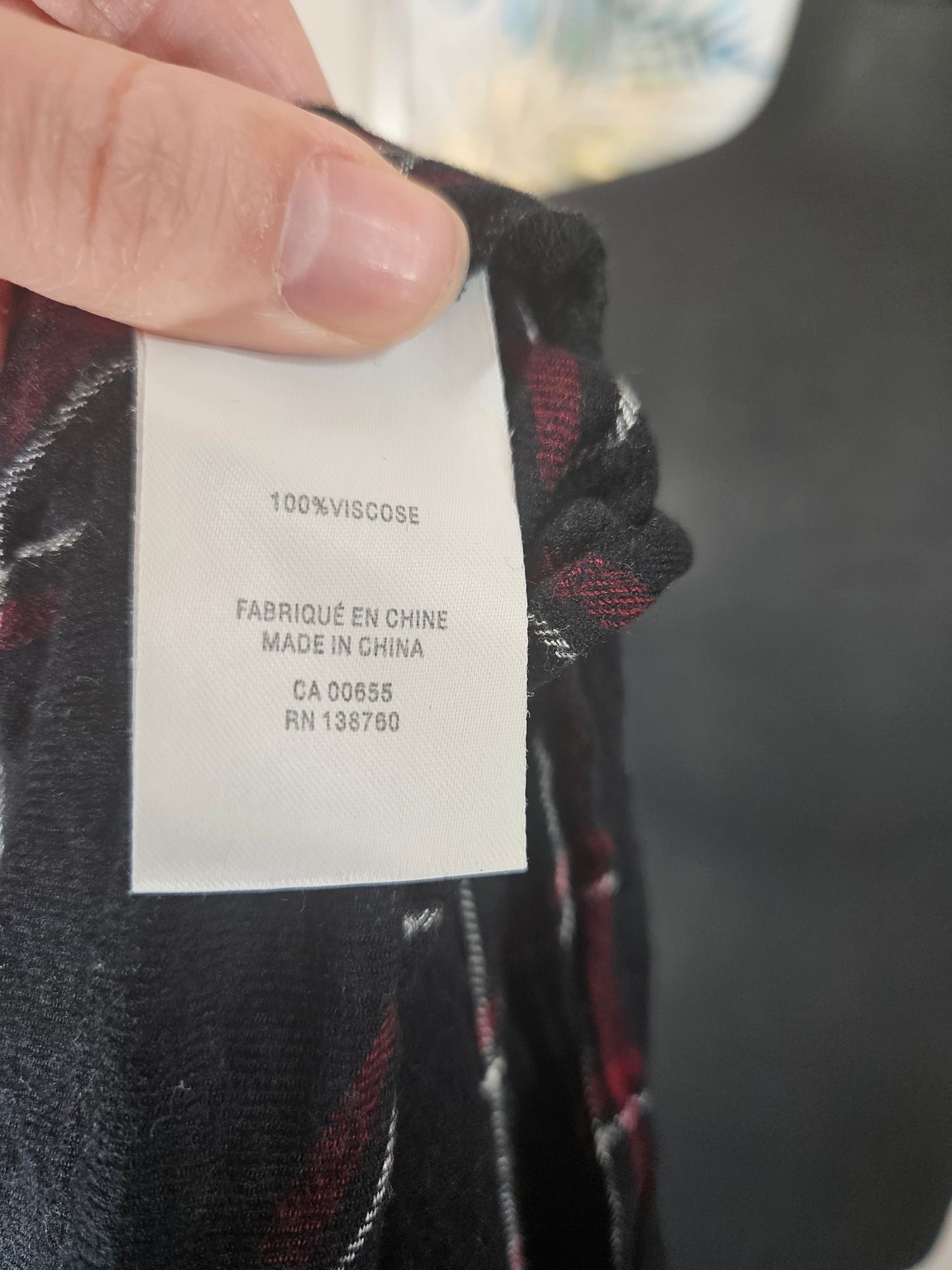 Reitman's Plaid Blouse - Size XL