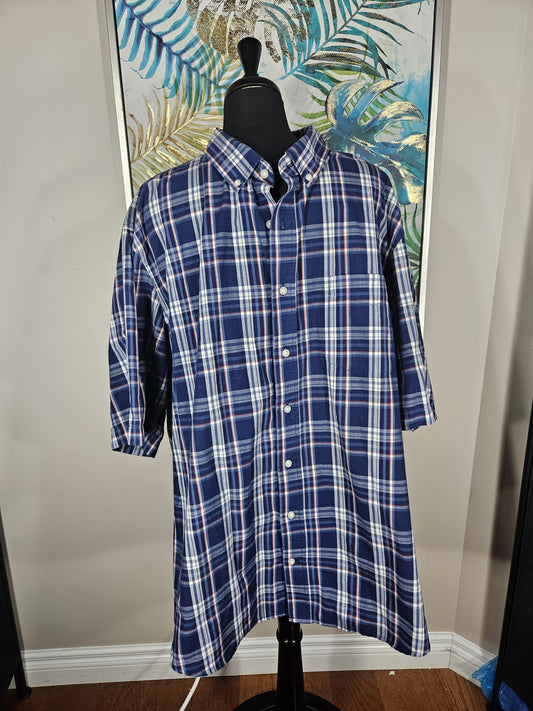 George Plaid Shirt - Size 3XL