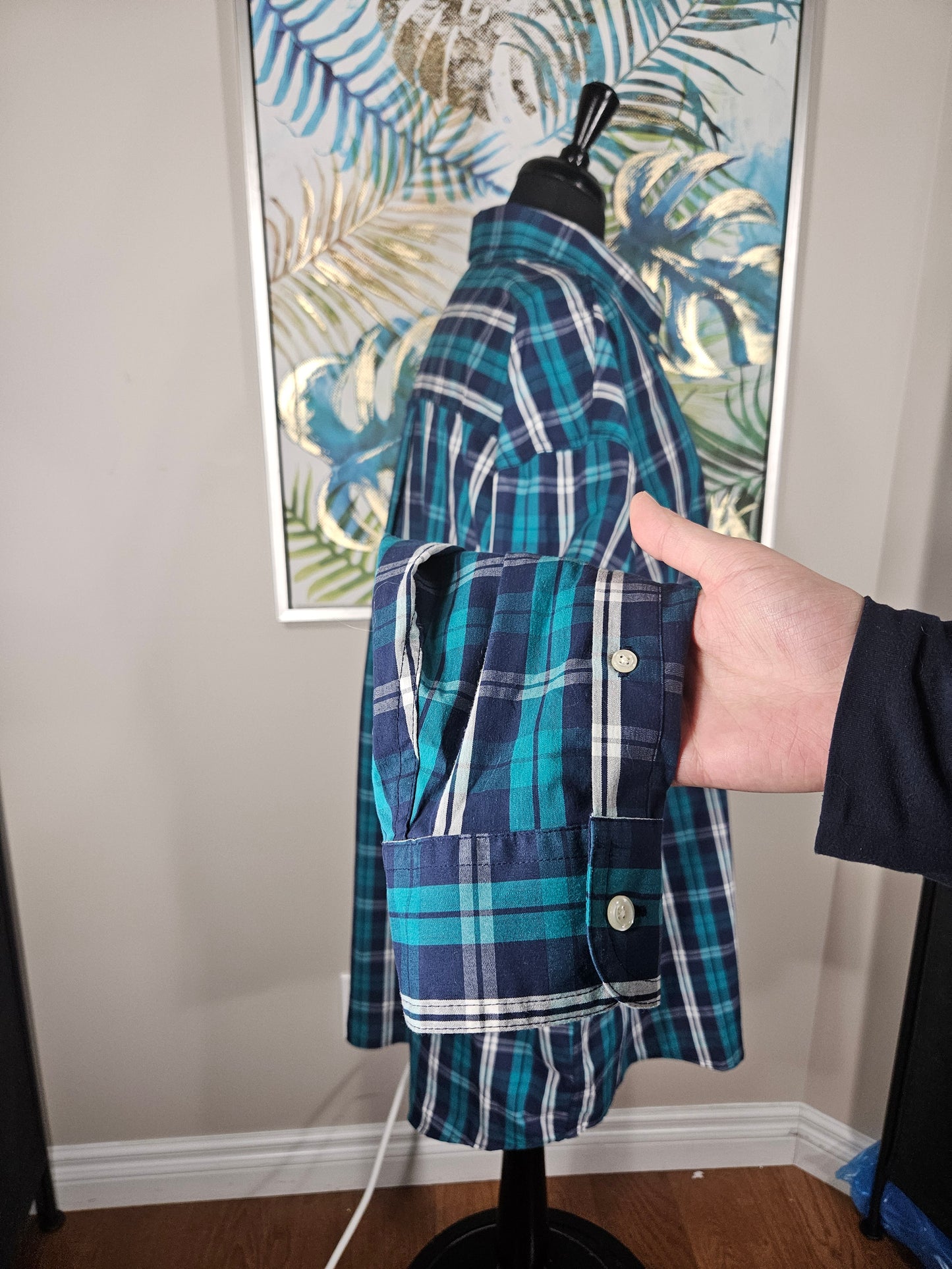 Chaps Plaid Shirt - Size 3XL