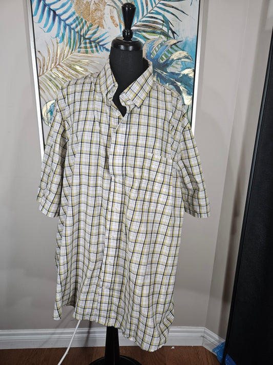 George Plaid T-shirt - Size 3XL