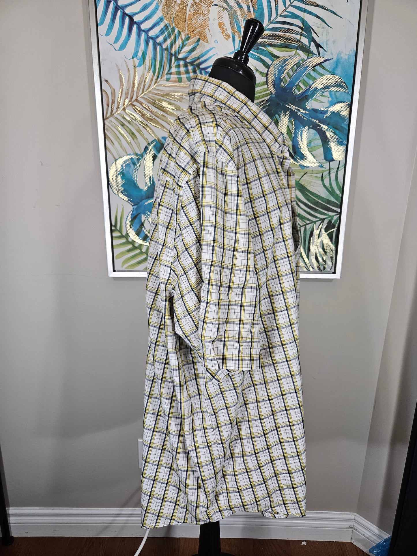 George Plaid T-shirt - Size 3XL