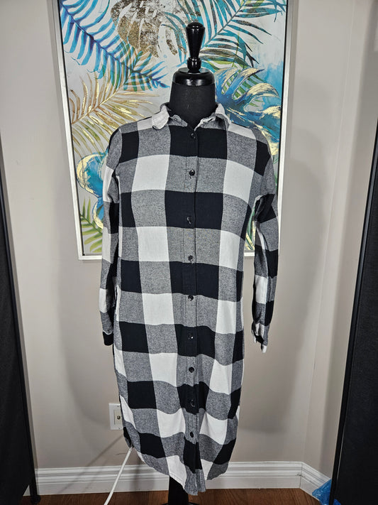 Plaid Tunic - Size Small