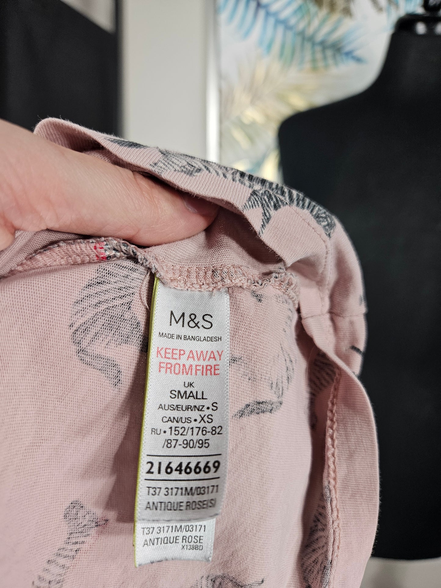 Zebra PJ Top - Size Small