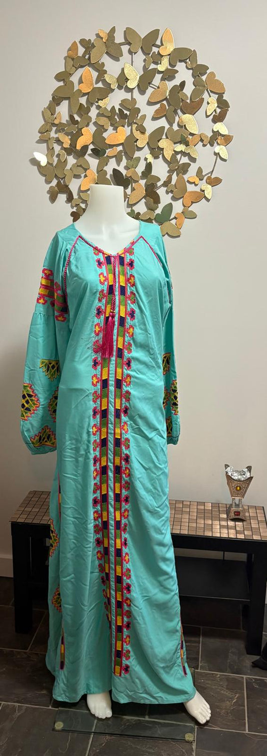 Turquoise Abaya