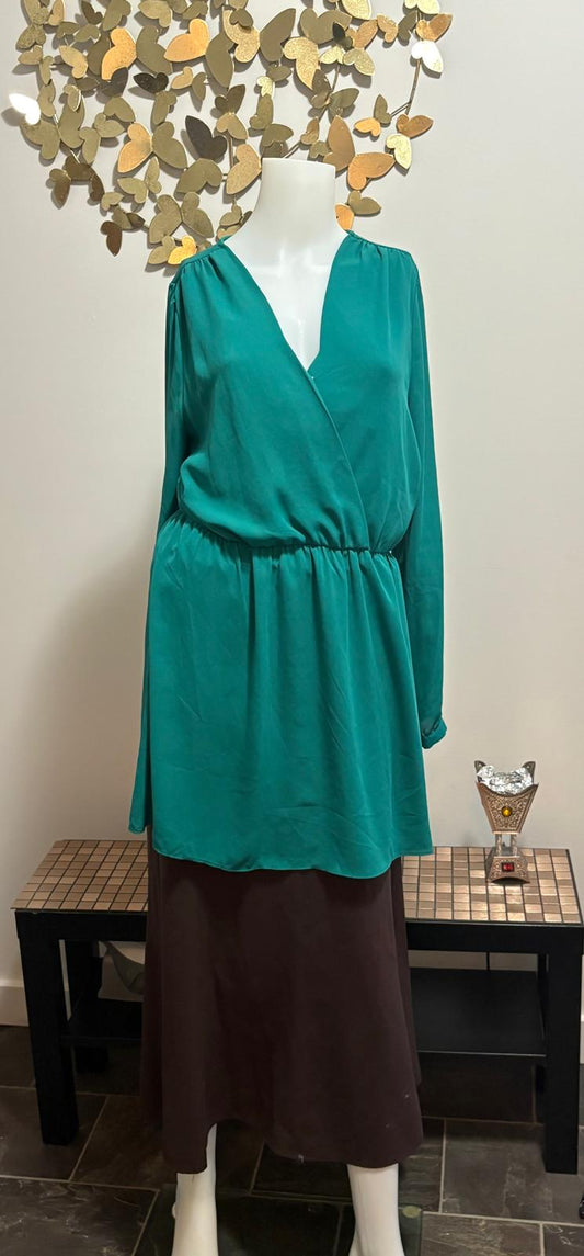 Brown Midi Skirt