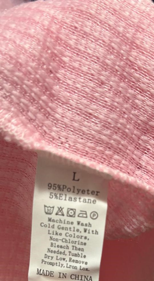 Pink Fuzzy Sweater