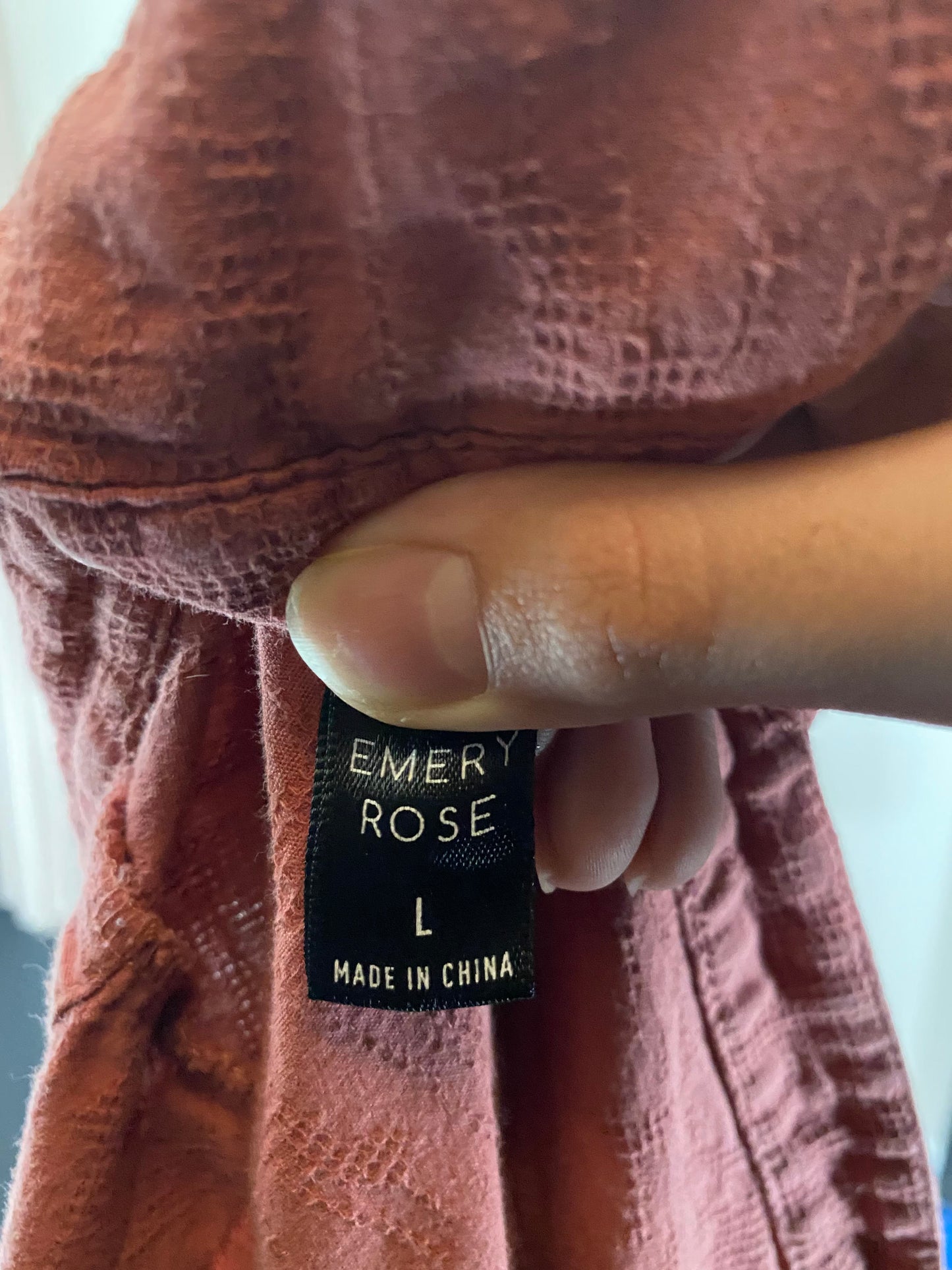 Pink Long Sleeve Top