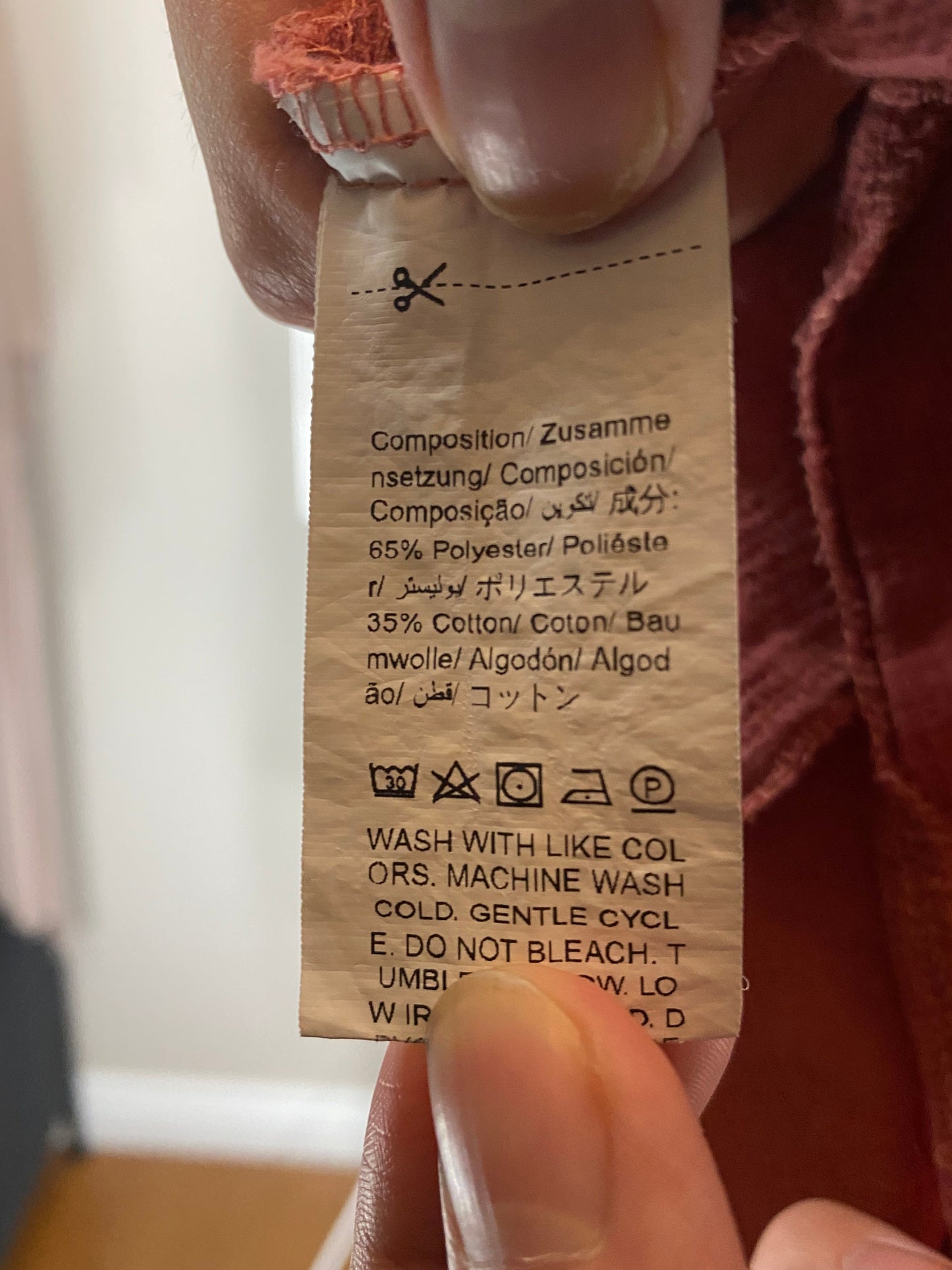 Pink Long Sleeve Top